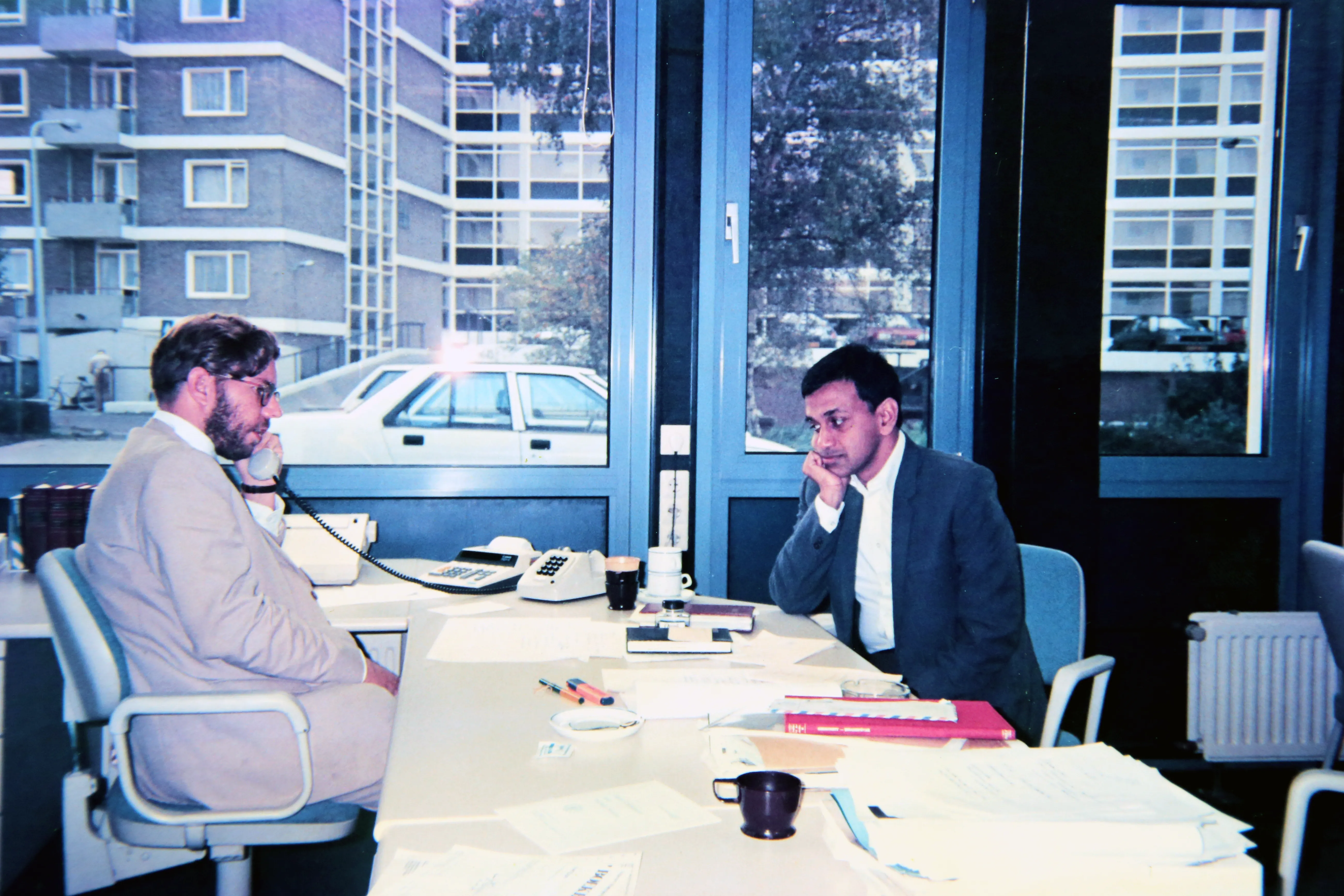 M. Nazmul Karim at the Elsevier headquarters